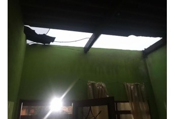 Defesa Civil de Luc�lia contabiliza estragos pelo temporal e deve decretar situa��o de emerg�ncia