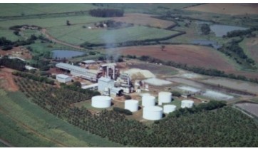Planta industrial da Bioenergia do Brasil, em Lucélia (Reprodução/Datagro).