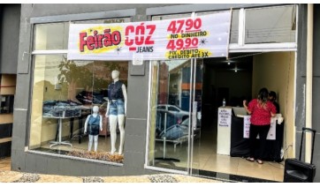 COZ Jeans promove feirão em Lucélia, ao preço único de R$ 47,90 (dinheiro) e R$ 49,90 (até 3x)