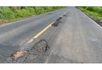 Vicinal do Salto Botelho: novo recape de R$ 21,7 milh�es tem dezenas de pontos cr�ticos e crateras