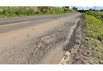 Vicinal do Salto Botelho: novo recape de R$ 21,7 milh�es tem dezenas de pontos cr�ticos e crateras