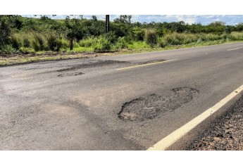 Vicinal do Salto Botelho: novo recape de R$ 21,7 milh�es tem dezenas de pontos cr�ticos e crateras