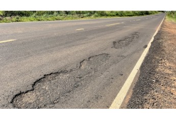 Vicinal do Salto Botelho: novo recape de R$ 21,7 milh�es tem dezenas de pontos cr�ticos e crateras