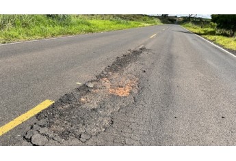 Vicinal do Salto Botelho: novo recape de R$ 21,7 milh�es tem dezenas de pontos cr�ticos e crateras