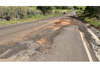 Vicinal do Salto Botelho: novo recape de R$ 21,7 milh�es tem dezenas de pontos cr�ticos e crateras