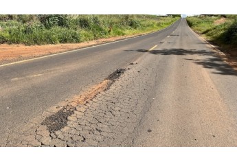 Vicinal do Salto Botelho: novo recape de R$ 21,7 milh�es tem dezenas de pontos cr�ticos e crateras