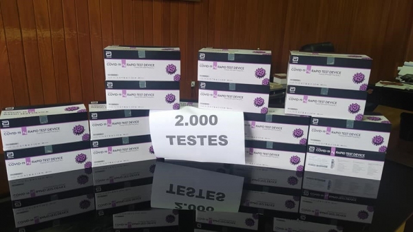Materiais foram recebidos pela Prefeitura de Luc�lia (Reprodu��o).