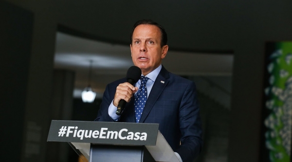 Governador Jo�o D�ria ampliou para 31 de maio a vig�ncia da quarentena, em todo o Estado de S�o Paulo (Portal Governo de SP).