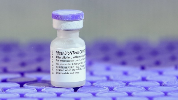 Intervalo de vacina��o entre primeira e segunda doses, com Pfizer, foi reduzido de 12 semanas para 8 semanas (Foto: Myke Sena/MS).