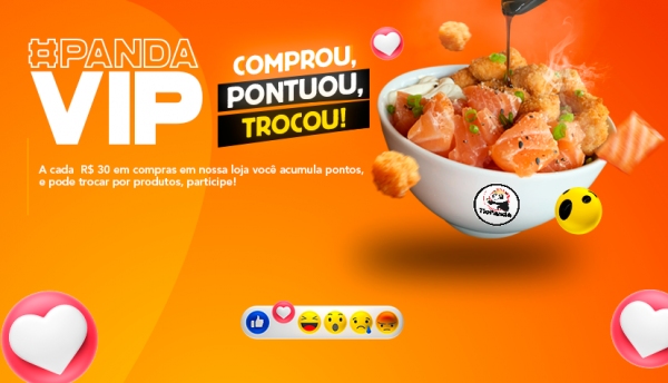 Agora, com o Panda Vip, cliente acumula pontos e troca por recompensas do card�pio (Divulga��o).