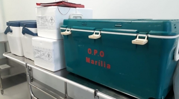 Doadora tinha 69 anos e teve morte cerebral decorrente de problemas card�acos. Cinco pessoas que esperam por transplante foram beneficiadas (Divulga��o/Santa Casa de Presidente Prudente).