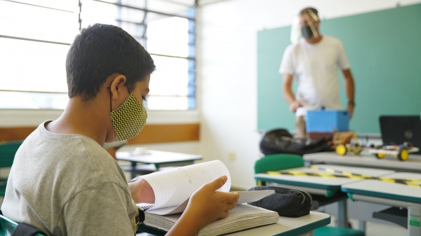 Com a nova decis�o da Justi�a, retorno das aulas presenciais segue programa��o do governo estadual (Foto: Seduc/SP).