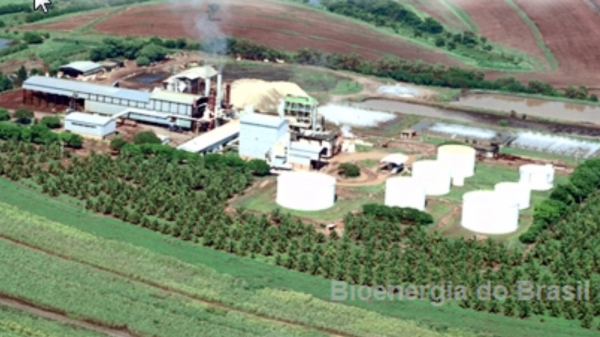 Parque industrial da Bioenergia do Brasil, em Luc�lia (Divulga��o).