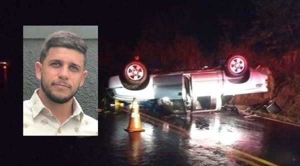 Daniel Mangaia n�o resistiu aos ferimentos e morreu ap�s o acidente (Redes Sociais/PM Rodovi�ria).