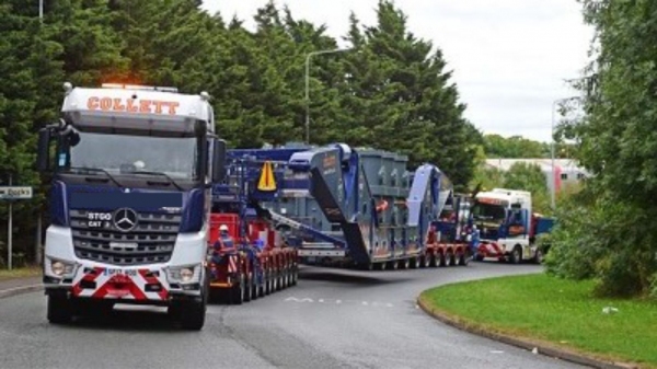 Transportes de cargas excepcionais com restri��o de hor�rio de tr�fego ter�o ponto de paradas na regi�o (Ilustra��o).
