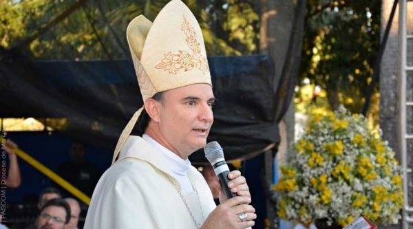 Bispo diocesano Dom Luiz Ant�nio Cipolini publica orienta��es em preven��o ao coronav�rus (Foto: Diocese de Mar�lia).