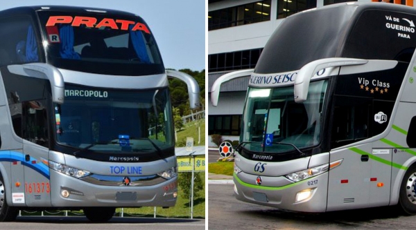 Expresso de Prata e Guerino disputam na Justi�a espa�o no mercado rodovi�rio de passageiros (Reprodu��o).