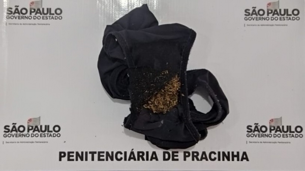 Droga era levada na calcinha da visitante. Conduta foi descoberta durante o procedimento de scanner corporal (Divulgação/Croeste/SAP).
