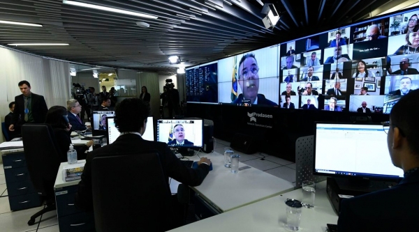 Projeto teve tramita��o r�pida entre os parlamentares. No Senado Federal foi votado no plen�rio virtual (Foto:  Jane de Ara�jo/Ag�ncia Senado).