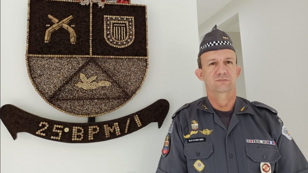 Tenente Coronel Mario Srgio Nonato, novo comandante do 25 BPM/I (Divulgao).