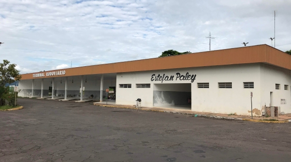 Terminal Rodovi�rio de Luc�lia: obras de revitaliza��o foram iniciadas em setembro do ano passado (Foto: Siga Mais).