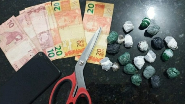 Materiais apreendidos pela Pol�cia Militar (Divulga��o/PM).