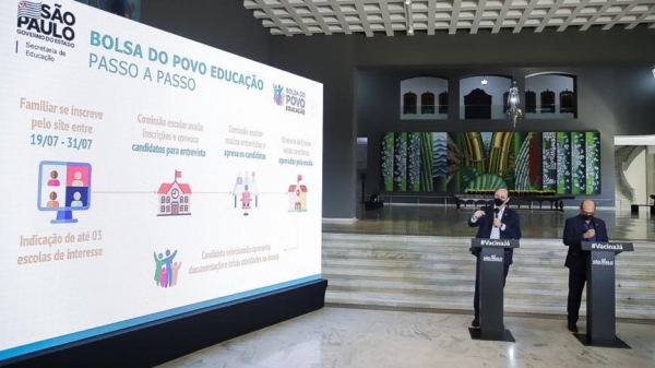 Lan�amento do Bolsa do Povo/Educa��o (SeducSP).